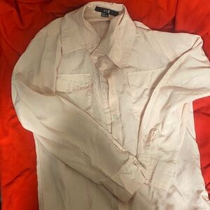 Forever 21 Men's Light Pink Button Down Shirt